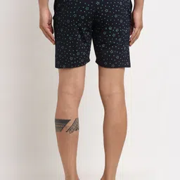 mack jonney VIMAL JONNEY Men Pack Of 2 Black Regular Fit Shorts image 2