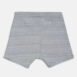 MINI KLUB Boys Grey & White Pack of 2 Cotton Shorts image 4