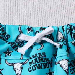 INCLUD Boys Printed Round Neck T-shirt With Shorts image 3