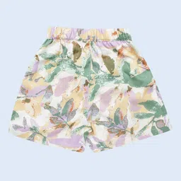 Superminis Boys Pack of 2 Relaxed Fit Floral Printed Shorts image 3