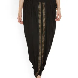 9rasa Women Block Printed Dhoti Pants image 1