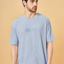 Street 808 by Pantaloons Men Solid Pocket Boxy T-shirt-image-41