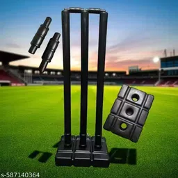splay Heavy Plastic Cricket Stumps Set image 2