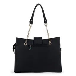 miniwesst Women Black Tote image 4