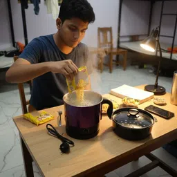 maitri enterprise Multifunctional Fast Electric Kettle,Personal Cooker Boil Water,Milk M113 Egg Cooker, Food Steamer, Rice Cooker, Travel Cooker-picture-22