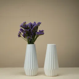 mrida and maati Flower Vase (Without Flower) Table vase for office and Home Plastic Vase Plastic Vase-picture-16
