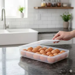 maxtid 24 Grid Stackable Egg Box for Kitchen Counter Storage Storage Box-picture-27
