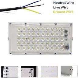 spark world Watt Brick Ultra Bright lens Led Flood Light PACK OF 10 Flood Light Outdoor Lamp image 4