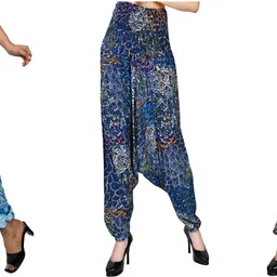 narnari Printed Rayon Women Harem Pants-picture-11