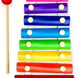 shree jee enterprises Wooden 8 Tone Big Size Xylophone for Kids – Musical Instrument Toy with Mallets-picture-30
