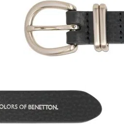 united colors of benetton Women Casual Blue Genuine Leather Belt image 3