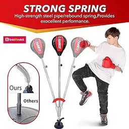 knick knack Boxing Punching Stand Set Standing Bag image 3