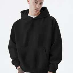 Men Full Sleeve Solid Hooded Sweatshirt-image-78