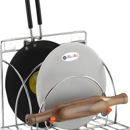 finearts Cutlery Kitchen Rack Chakla Belan Stand Steel Stainless Wall Mounted Stand Steel-picture-21