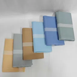 ARTIFIED Pack of 6 Handkerchiefs for Men (Cotton)(Assorted colors) ["Multicolor"] Handkerchief-picture-12