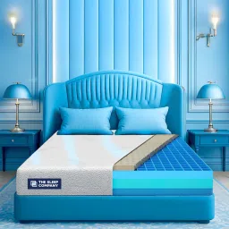 the sleep company Luxe Pro SnowTec Smart 10 Inch Latex King Size Mattress With Grid Layer image 1