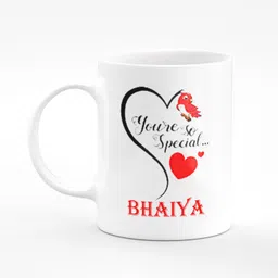 fifth creations you live in my heart Printed Coffee And Tea Cup Birthday Gift for Brother Ceramic Coffee Mug-picture-19