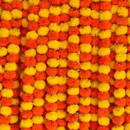 floradtree Artificial Flower Garland for Home, Temple & Festive Decoration Multicolor Marigold Artificial Flower-picture-13