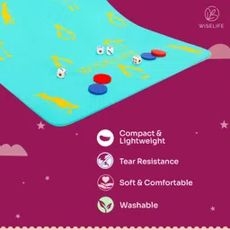 wiselife Kids Penguin Printed Yoga Mat & Carry Strap | Exercise Mat for Children - 6 mm Yoga Mat image 4