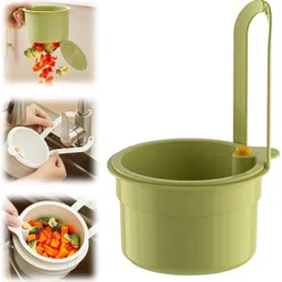 skytone Kitchen Sink Drain Basket, Double Layer Strainer Food Waste Filter Baskets Collapsible Strainer-picture-14