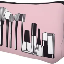 house of quirk Women Pink Cosmetic Bag image 5