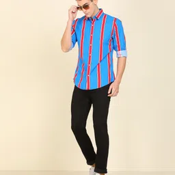 flying machine Men Skinny Low Rise Black Jeans image 3