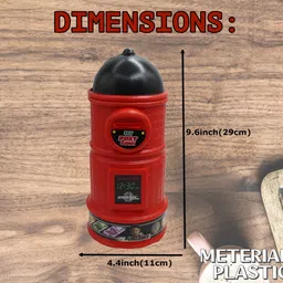 neoinsta shopping Medium Size Plastic post box|office Piggy Bank|Money Bank|gullak|Coin Bank Coin Bank image 5