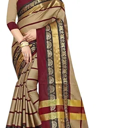 mortal textile Woven Handloom Cotton Silk Saree image 1