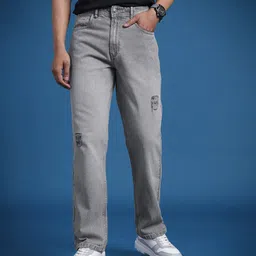 roadster Men Regular Mid Rise Grey Jeans-picture-24