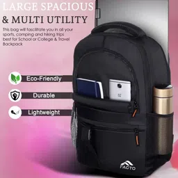 facto Medium 30 L Laptop Backpack laptop bag for men|laptop bag|laptop bag for women|bag for men|backpack for men image 4