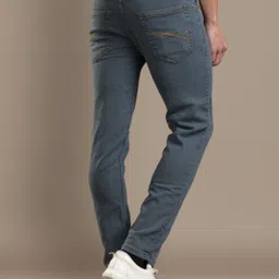 marsh-x Men Slim Mid Rise Grey Jeans image 2
