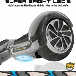 tygatec ECO_Bluetooth Music Speaker Hover board with RGB LED Light Electric Drifting Board Self Balance Wheel Matte_Black. HoverBoard Scooter image 3