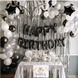 nakomoco Elegant Birthday Combo of 47pcs with start For Kids, Couples, girld,bhabhi,GF image 1