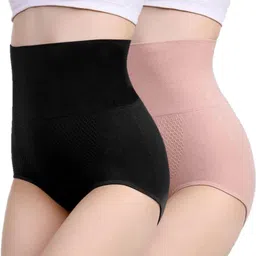 deermi fashion Pack of 2 Women Hipster Black, Pink Panty-picture-16