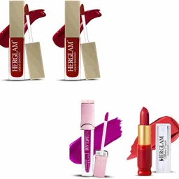 herglam Dual Finish Lipstick Combo | Liquid Matte & Creamy Bullet Lipstick-picture-26