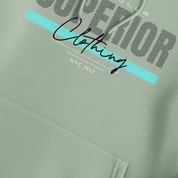 lynx club Men Full Sleeve Printed Hooded Sweatshirt image 4