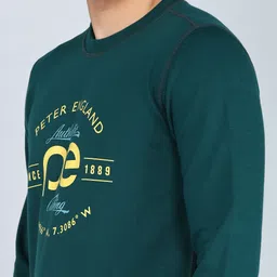peter england Men Full Sleeve Solid Sweatshirt image 5