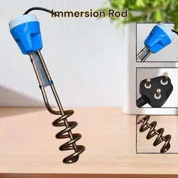 miranj Heavy Duty Copper Premium Quality ISI Mark Water-Proof Immension Rod 1500 W Shock Proof Immersion Heater Rod image 1