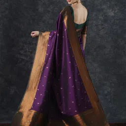 sareemall Woven Banarasi Silk Blend Saree image 3