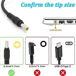 Lapfuture Aspire ES1-511-C7YP ES1-511-P1T9 ES1-512 ES1-512-C1PW ES1-512-C88M 65 W Adapter image 3