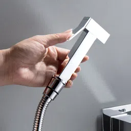 plantex Pure Brass Health Faucet with 1.25m Flexible Hose Pipe/Jet Spray for Toilet Faucet Set-picture-17