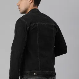voxati Men Solid Denim Jacket image 2