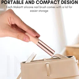 sheny colors Soft Silicone Brush Applicator for Lipstick, LipGloss, LipBalm, LipTint image 4