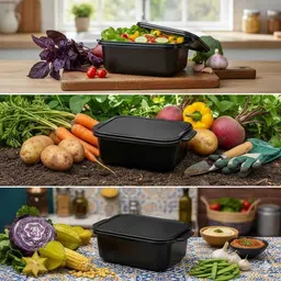 beastbull Plastic Fridge Container - 1200 ml image 3