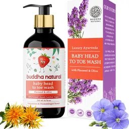 buddhanatural Baby Ayurvedic Head-to -Toe Wash (200ml) - Chemical Free Baby Body Wash-picture-33