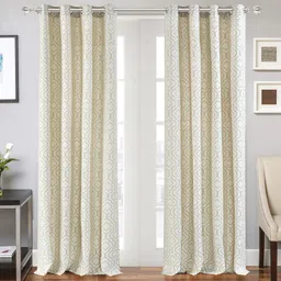 deco window Silver Stainless Steel Solid (144 Inches) Curtain Rod with Accessories (Pack of 2) image 2