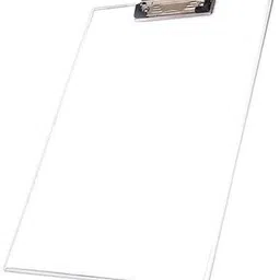 coolzone A4 Size Transparent Clipboard with Pad | See-Through Writing Board for Tracing image 2