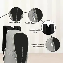 vb venture Small 20 L Laptop Backpack Lightweight 20L Travel Backpack Perfect for Travel, Gym, Laptop & Daily Use Bag image 3