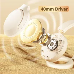 meyaar Over-Ear Headphones with Deep Bass, 2 in 1 Wireless and Wired Headset Bluetooth Headset image 2