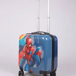 kidsmuch Small Cabin Suitcase (44 cm) 4 Wheels - Kid's 17-Inch Rolling 3D Cartoon Printed Suitcase | 4-Wheel Travel Trolley Bag - Red image 4